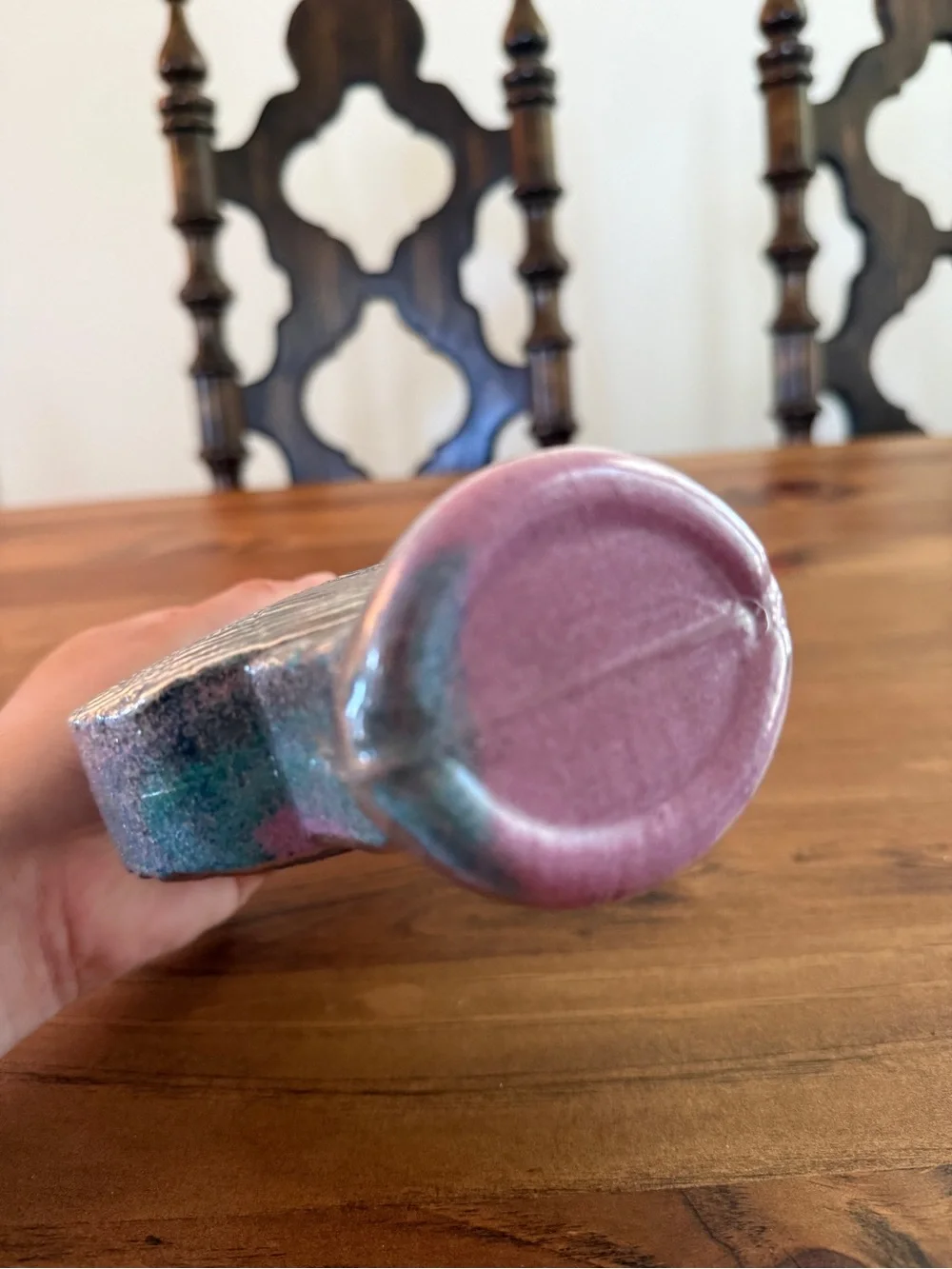 Handmade Seashell Sand Art Bottle - Multicolor
